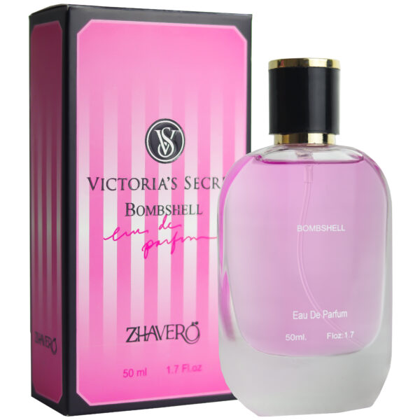 ادو پرفیوم زنانه ژاورو مدل ویکتوریا سکرت بامب شل با رایحه خنک حجم 50 میلی لیتر