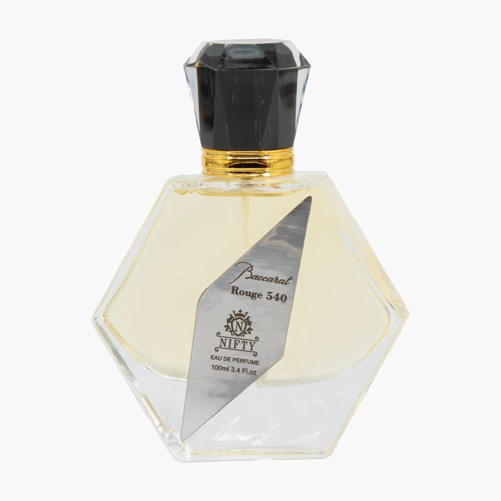 ادوپرفیوم زنانه نیفتی مدل باکارات رژ با رایحه گرم حجم 100 میلی‌لیتر